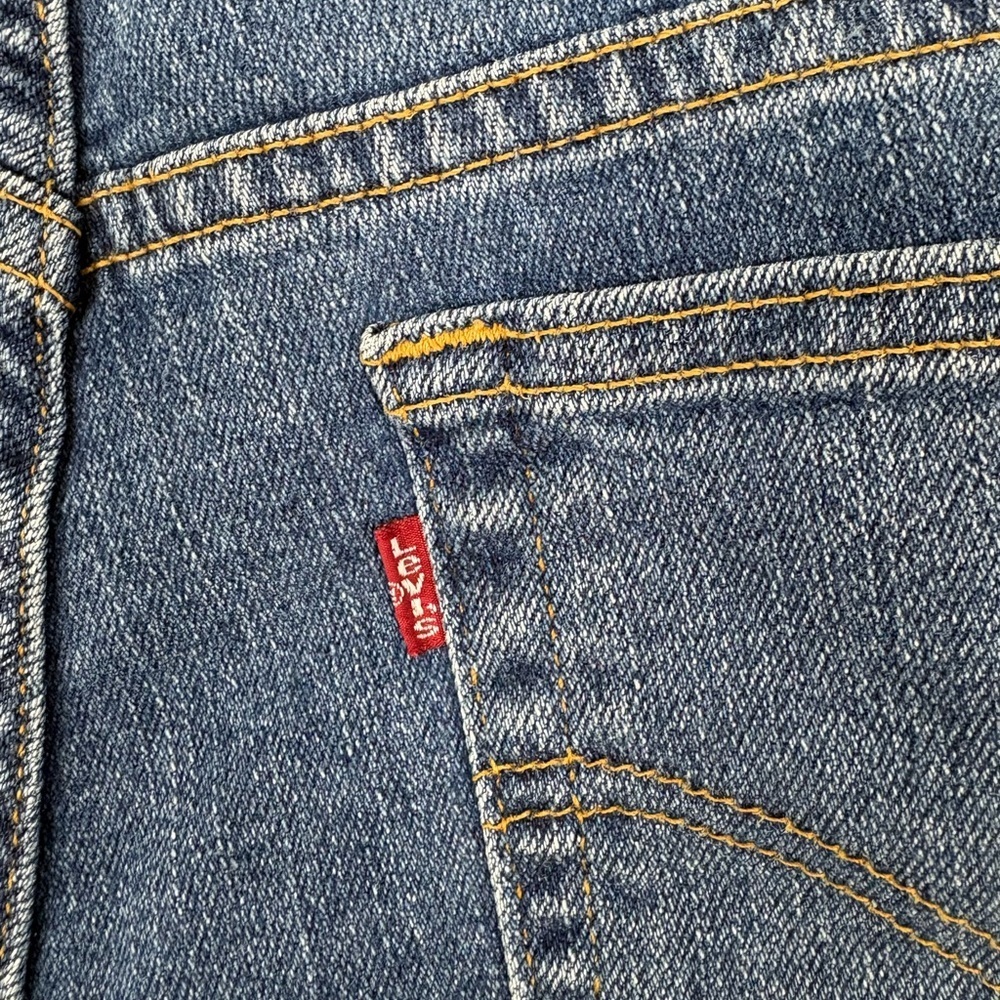Levi's 515 Bootcut Lower Rise Jeans size 12 Y2K 2002 - 72% cotton medium wash - Picture 8 of 16